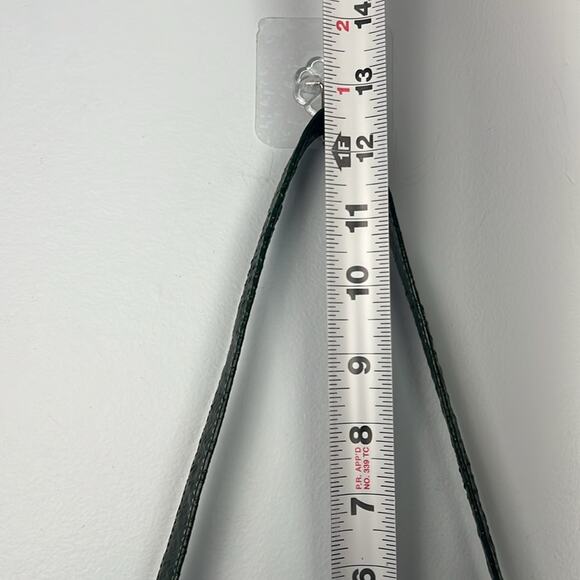 Vintage Green mixed media Town & Country shoes brand animal pattern purse - Picture 6 of 13